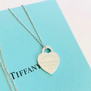 Tiffany & Co. Please Return Heart Necklace